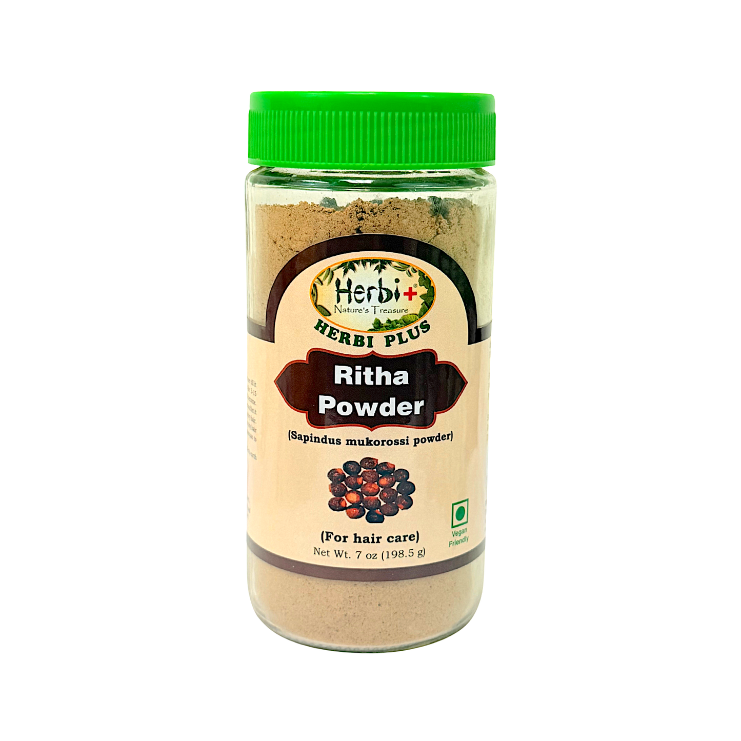 Herbi plus Ritha Powder 200g  (Sapindus Mukorossi) (MOQ=dz)