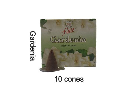 Gardenia Incense cones 10 cones pack*12pc (MOQ=dz)