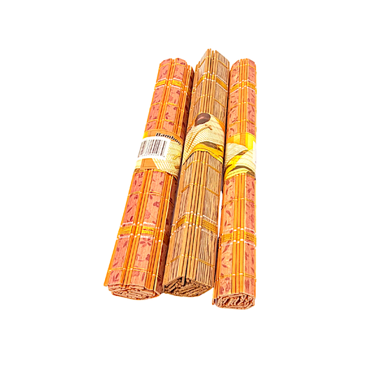 Bamboo mat set of 6 mixed colors, UD13-01 (MOQ=ea)