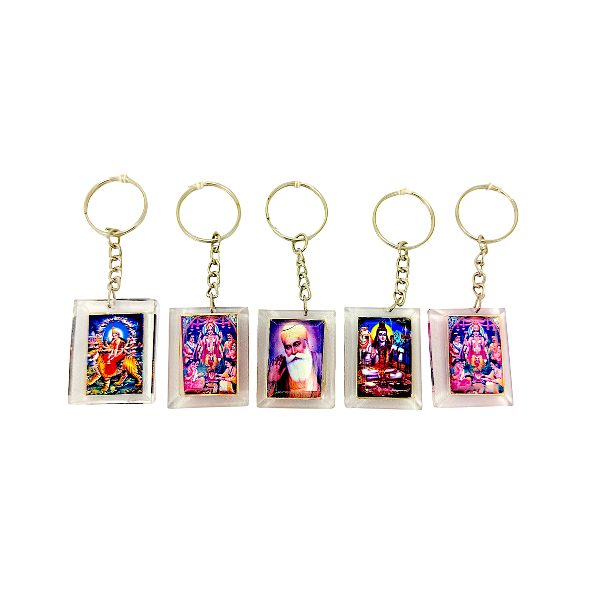 small acrylic Religious key chain assorted gods*12pc (MOQ=ea)