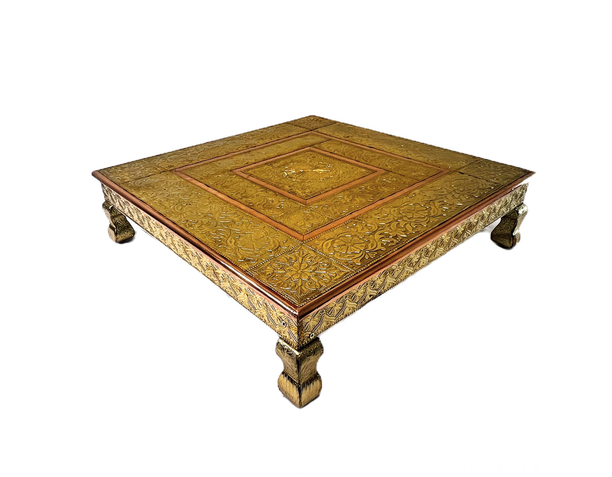 Bajat (table with short legs) Brass Copper (MOQ=ea)