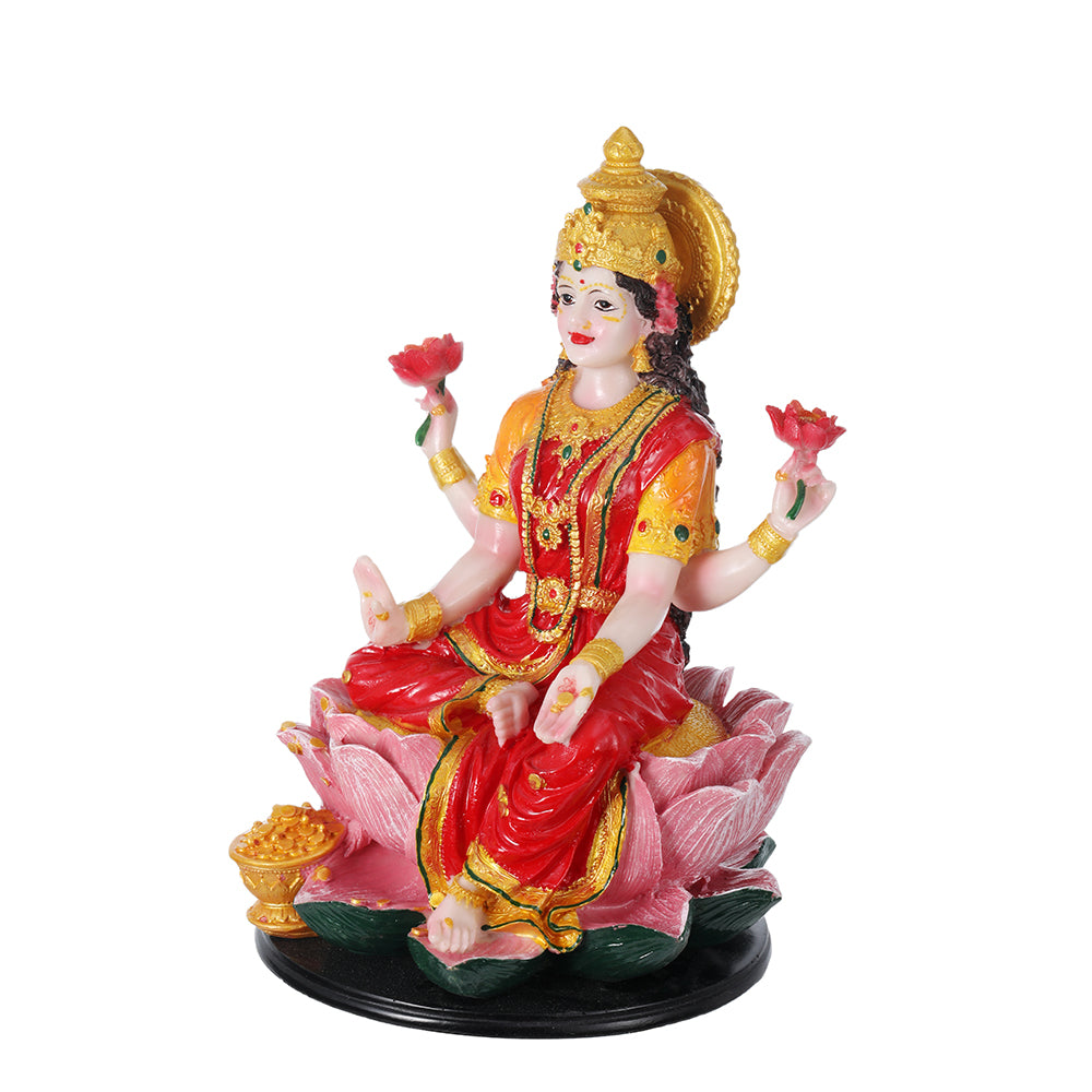 Goddess Laxmi 11" Sitting Glossy
