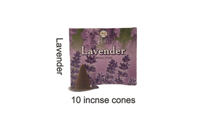 Flute brand incense cones lavender*12pc (MOQ=dz)
