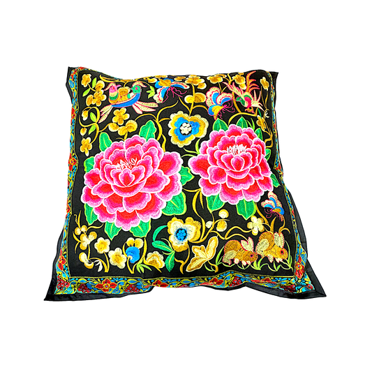 Embroidered Cushions pair 18"x18" (MOQ=ea)