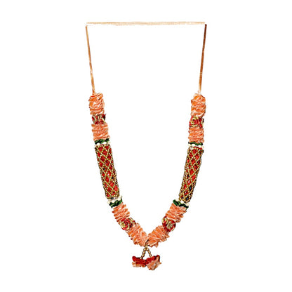 Garland 12 inch with gold pearls and ruffles  (dz)