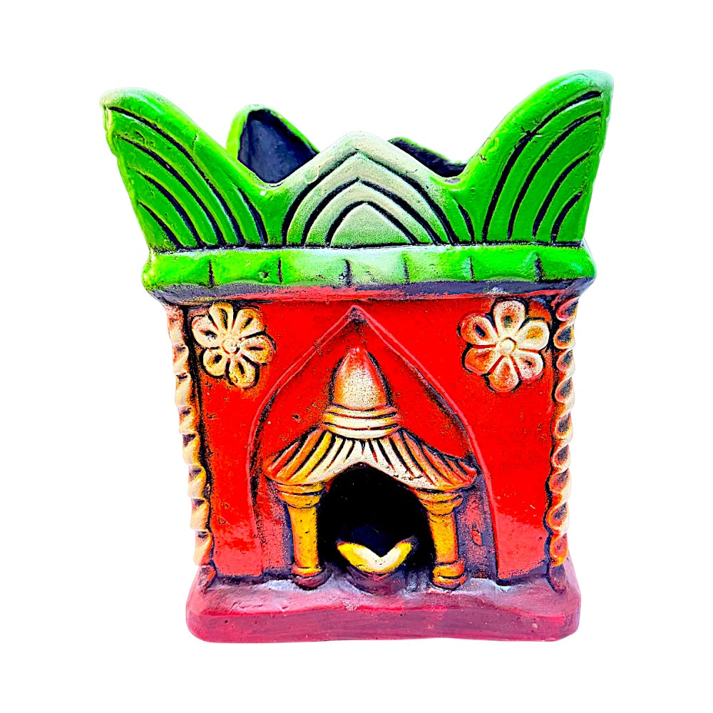 Clay Tulsi Pot 13" (MOQ=ea)