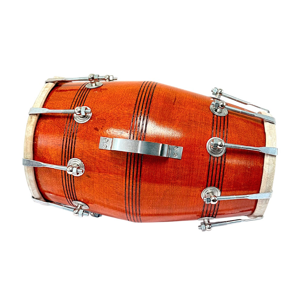 Wooden Dholak with nuts & bolts