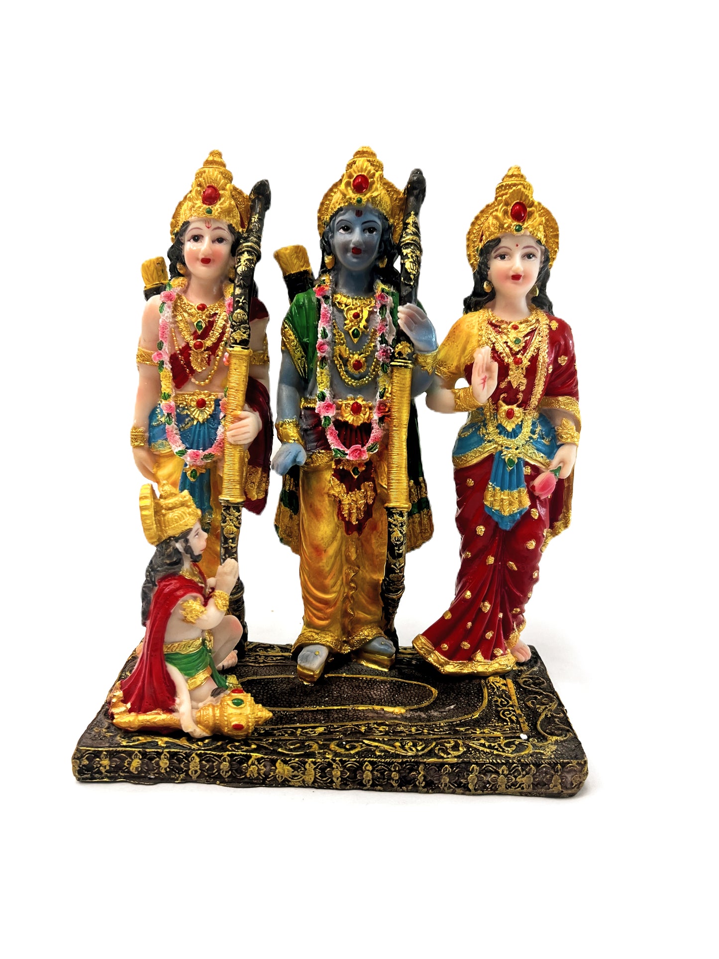 Ram Darbar with Ram Laxman Sita and Hanuman ji 8384 (MOQ=ea)