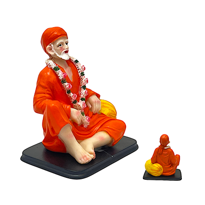Lord Sai Baba sitting  5 inch  807522041142
