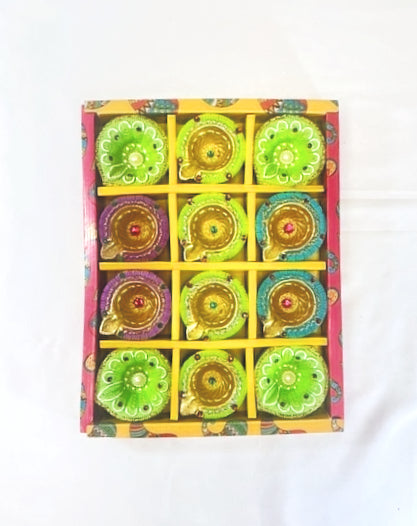 12 color diyas SRV style 4 colors (MOQ=2dz)