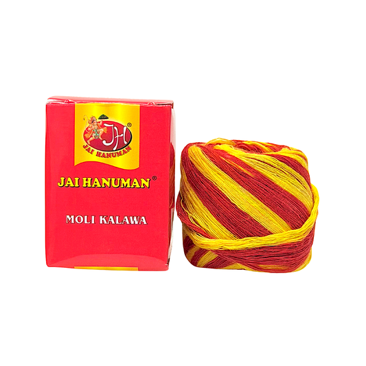 Jai Hanuman Moli reel Kalawa  Red, orange and Yellow, 14g (MOQ=10pc)