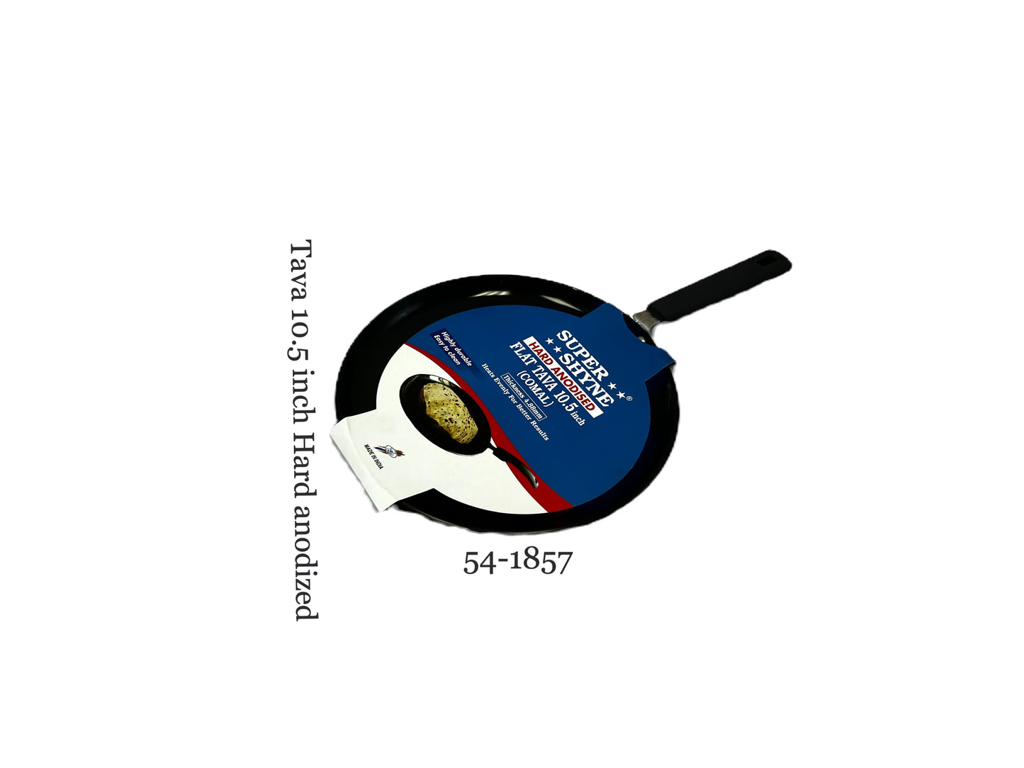 Tawa (Comal) Hard anodized 10.5" 4.88mm thick  (MOQ=ea)