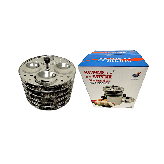 Stainless steel large idli stand in cooker 6 tier (makes 24 Idlis) (MOQ=ea)