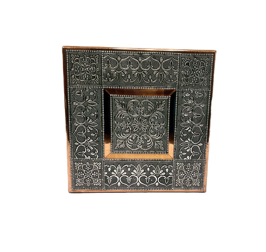 12*12 inches Oxidized Chowki (Bajat)