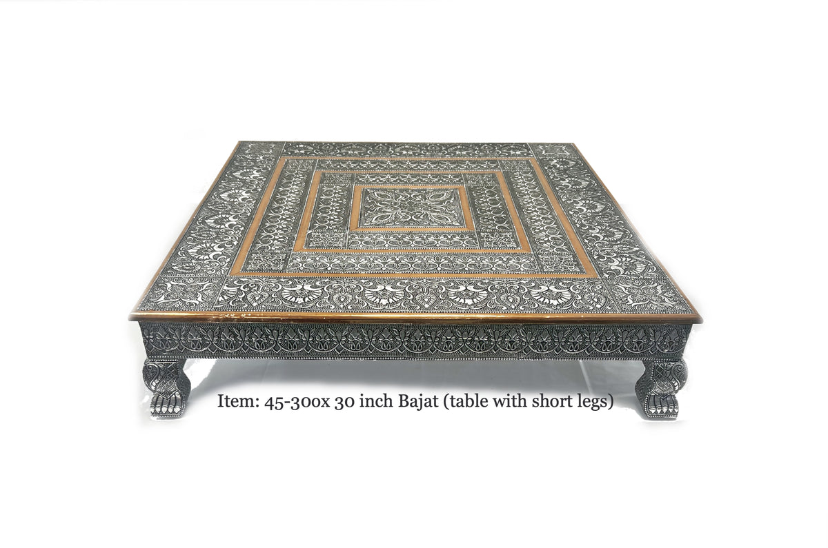 Bajat (Table with short legs) oxidized 30     80752243030 (MOQ=ea)