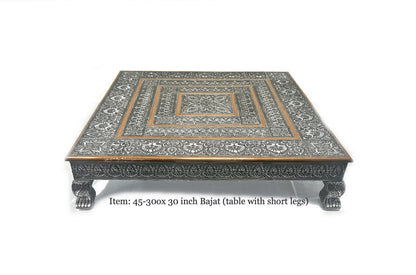 Bajat (Table with short legs) oxidized 30     80752243030 (MOQ=ea)
