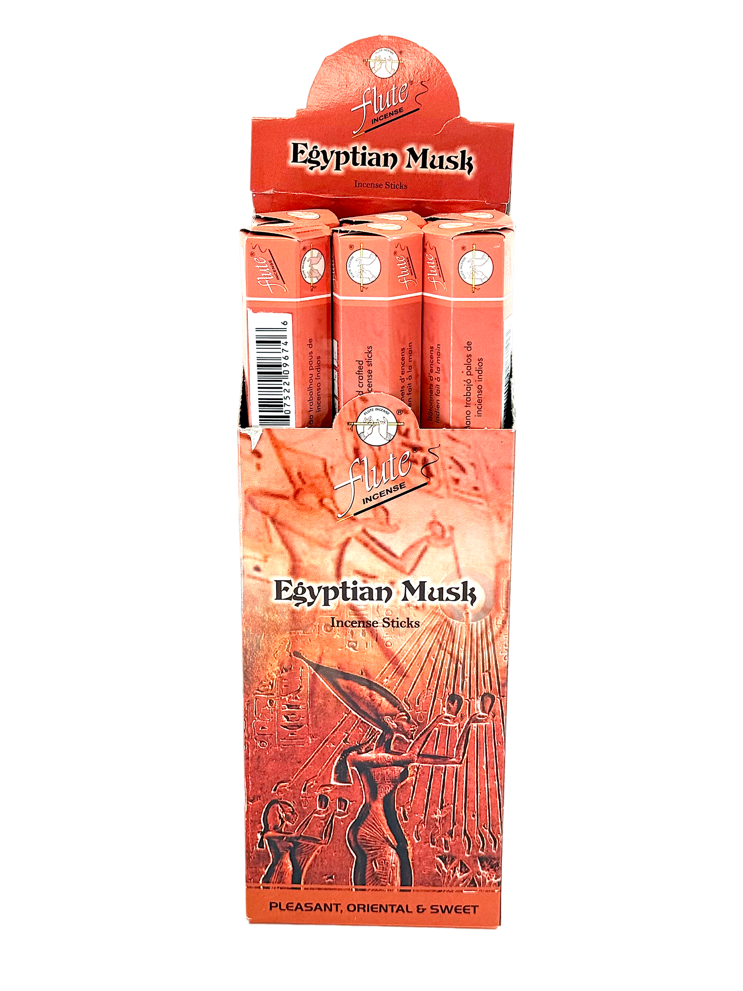 Flute Brand Egyptian Musk (20 incense sticks*6) x 10 boxes (MOQ=10pc)