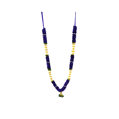 Garland 21 inch with pearls and stops (assorted colors)