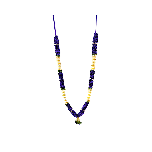 Garland 21 inch with pearls and stops (assorted colors)