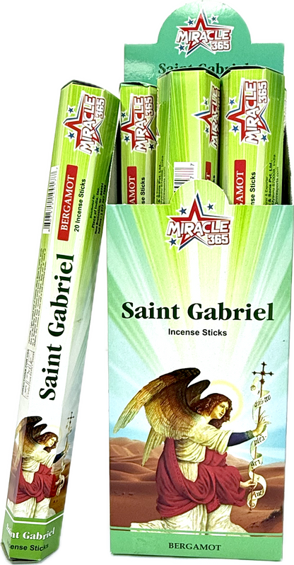 Miracle 365 Saint Gabriel (6 tubes of 20 incense sticks each) Bergamot (MOQ=10pc)