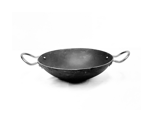 Iron Karahi deep wok #6 (MOQ=ea)
