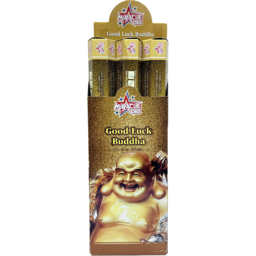 Miracle 365 Good luck Buddha (6 tubes of 20 incense sticks each) (MOQ=10pc)