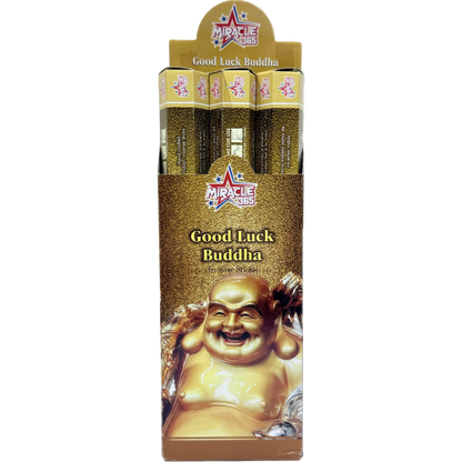 Miracle 365 Good luck Buddha (6 tubes of 20 incense sticks each) (MOQ=10pc)