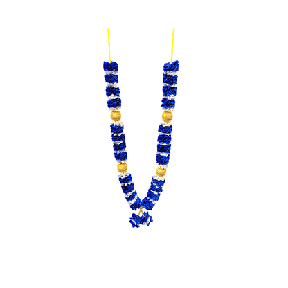 Garland 24 inch Ruffles and Gold disco stops yellow, red,pink   (MOQ=dz)