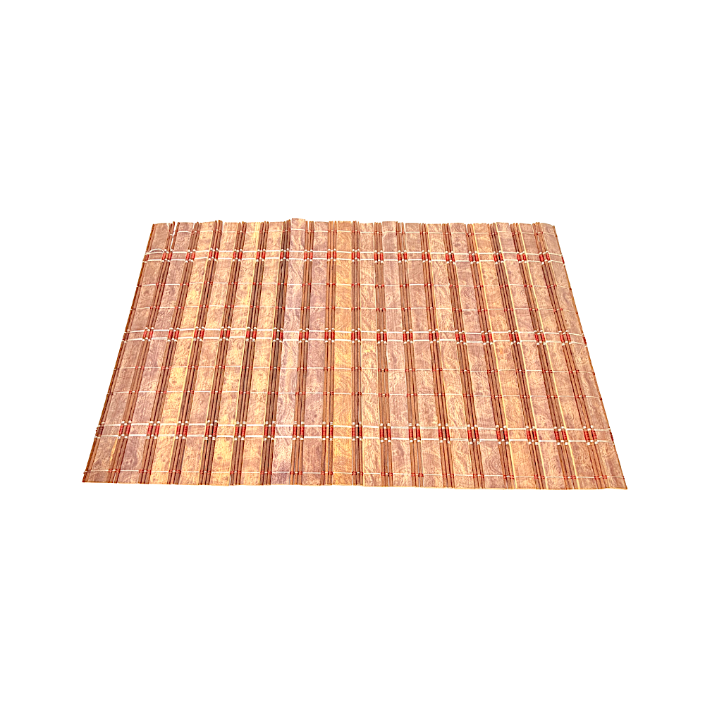 Bamboo mat set of 6 mixed colors, UD13-01 (MOQ=ea)